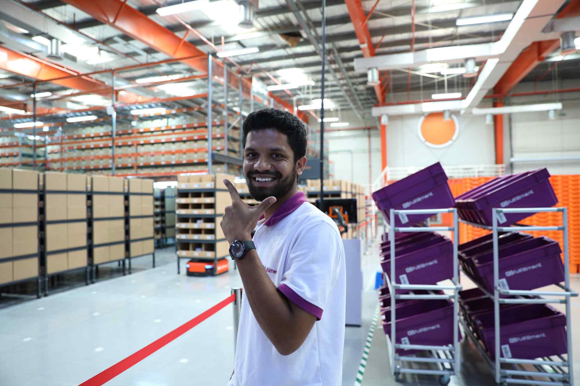 How do you process 27,000 warehouse orders a day with just 40 people?