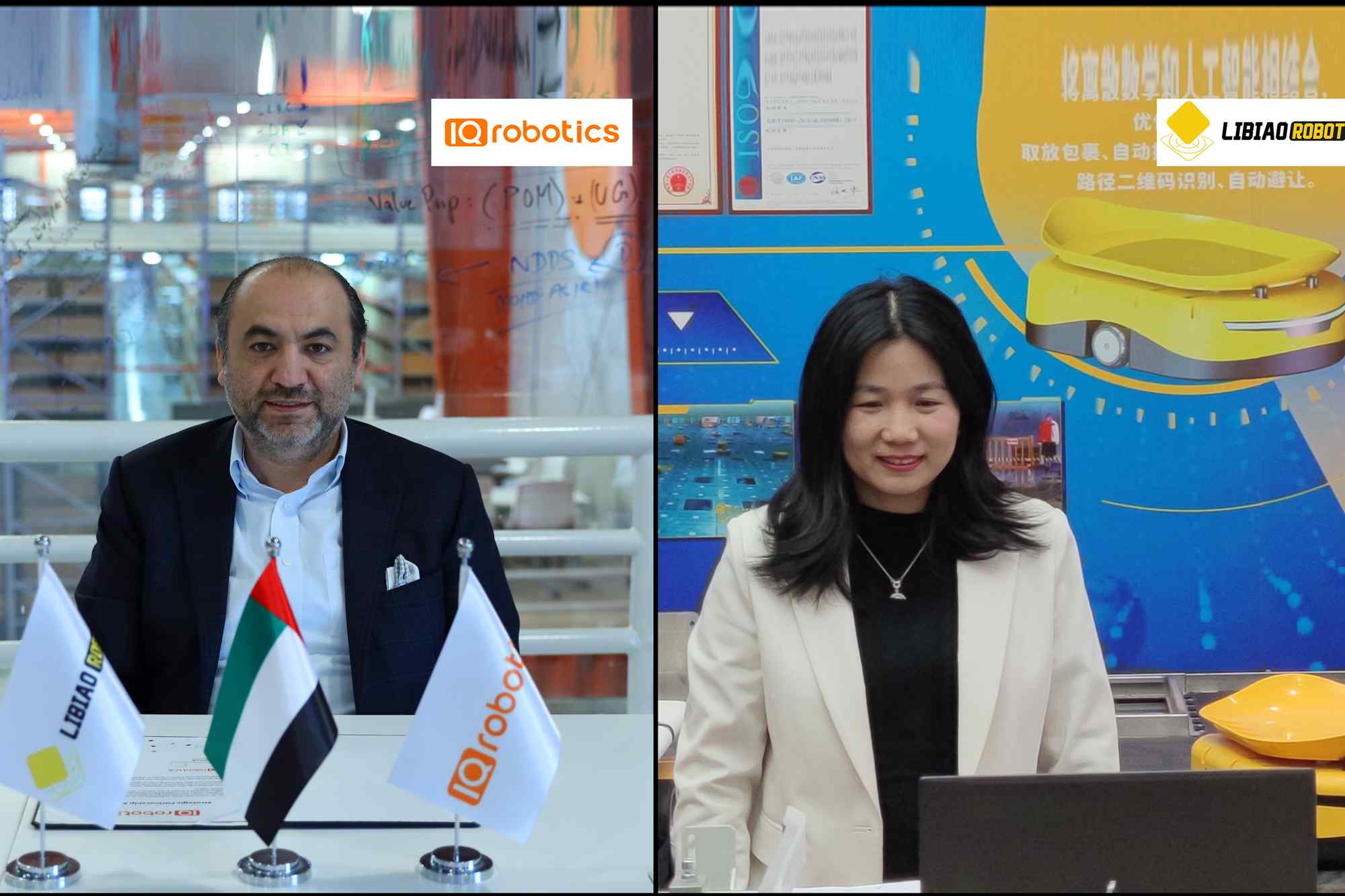 IQ Fulfillment sister company IQ Robotics announces strategic partnership with Chinese firm LiBiao Robotics